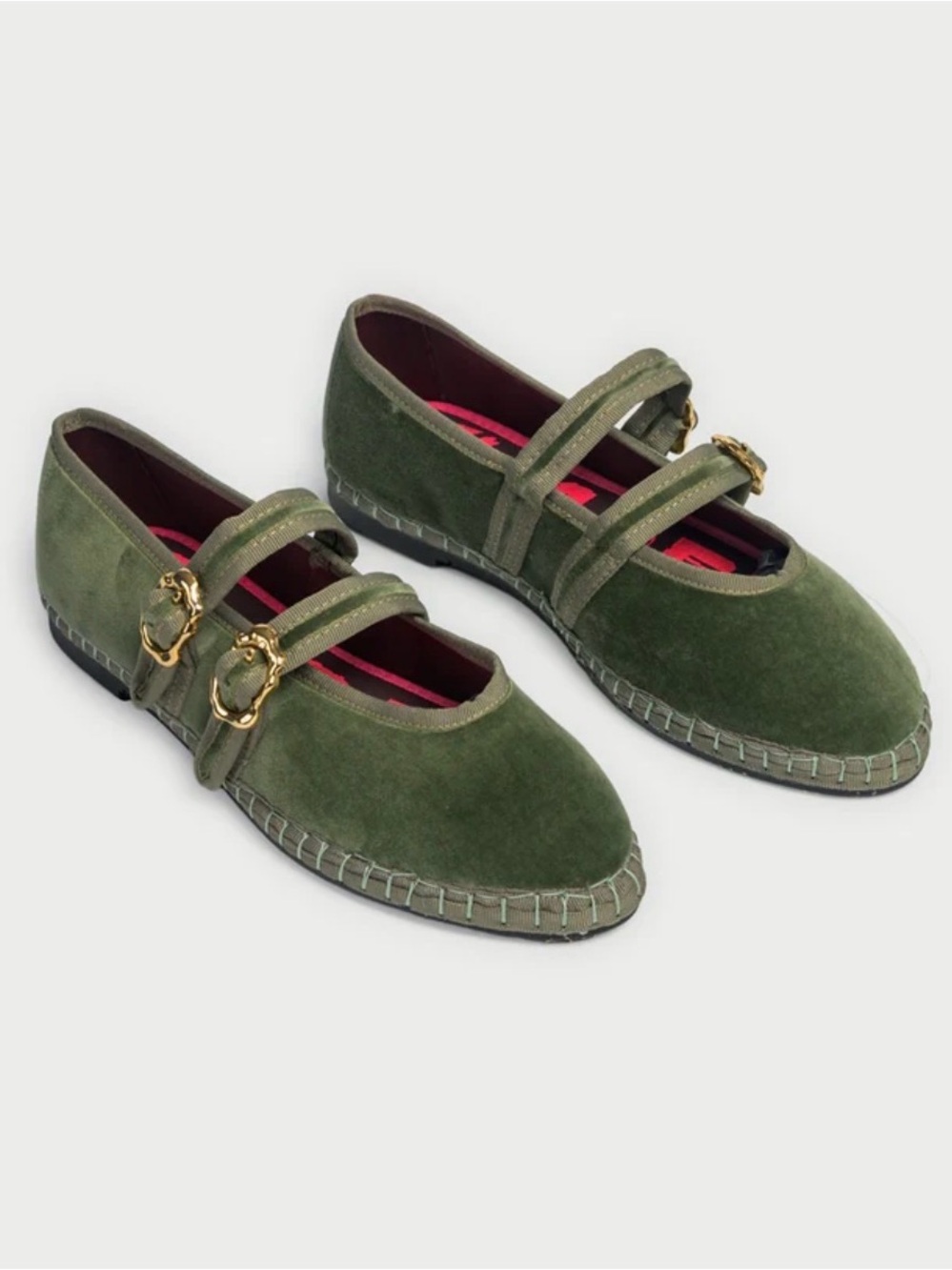 Claire Alpine Double Strap Mary Jane Flats from Flabelus (NEVER WORN)